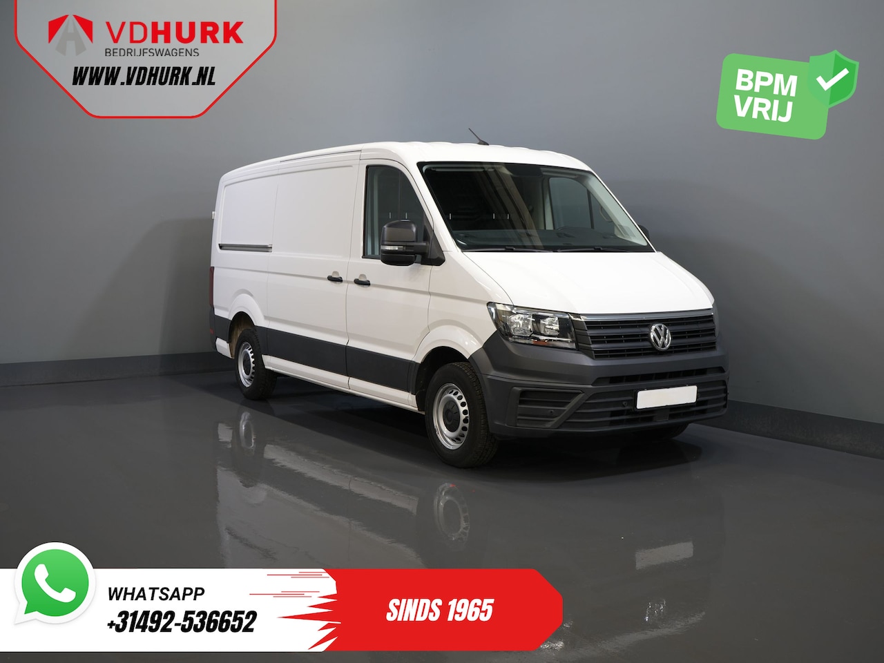 Volkswagen Crafter - 35 2.0 TDI L3H2 BPM VRIJ! Airco/ PDC/ Bluetooth/ Betimmering - AutoWereld.nl