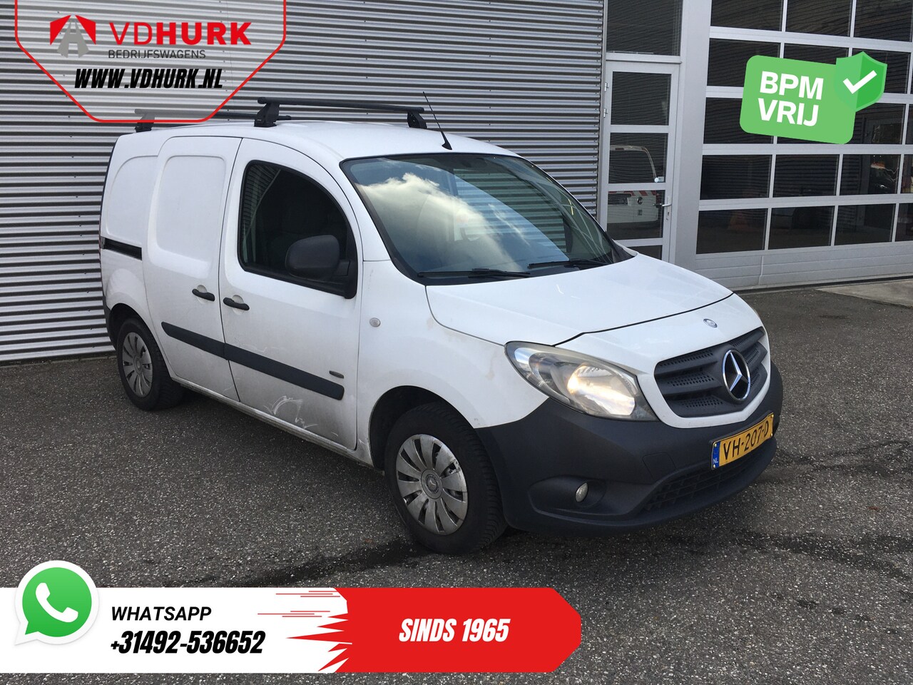 Mercedes-Benz Citan - 108 CDI EXPORT NL Auto/ APK 04-2026/ Airco/ Dakdragers/ Trekhaak - AutoWereld.nl