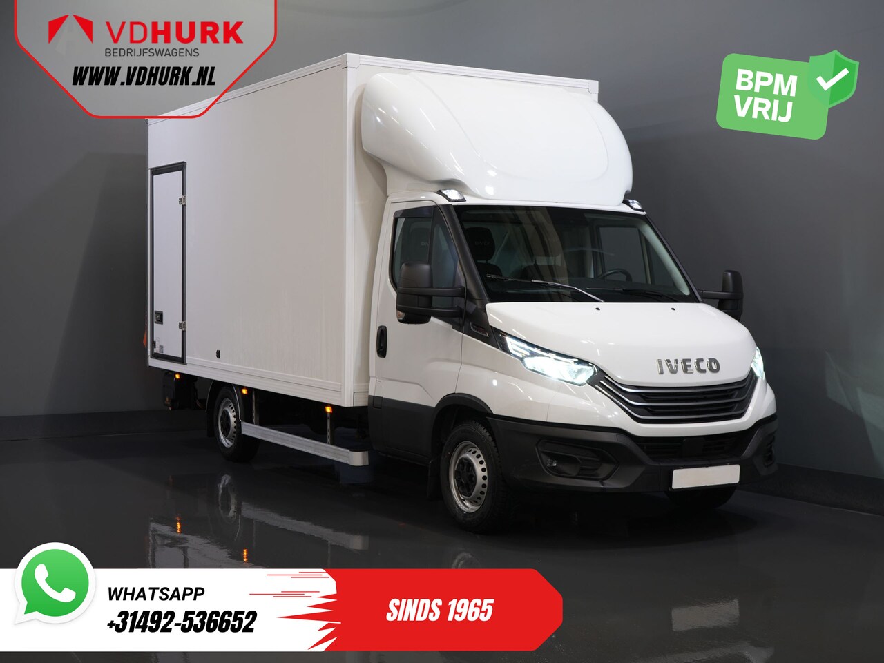 Iveco Daily - 35S18HV 3.0 Aut. ZF BPM VRIJ! Bakwagen Laadklep/ LED/ Spoiler/ 3.5T Trekverm./ Gev.stoel/ - AutoWereld.nl