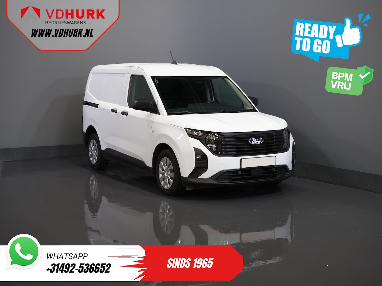 Ford Transit Courier - 1.0 Trend 100 pk BENZINE BPM VRIJ! Garantie 05-2029/ Carplay/ Virtual Cockpit/ Airco/ Crui - AutoWereld.nl