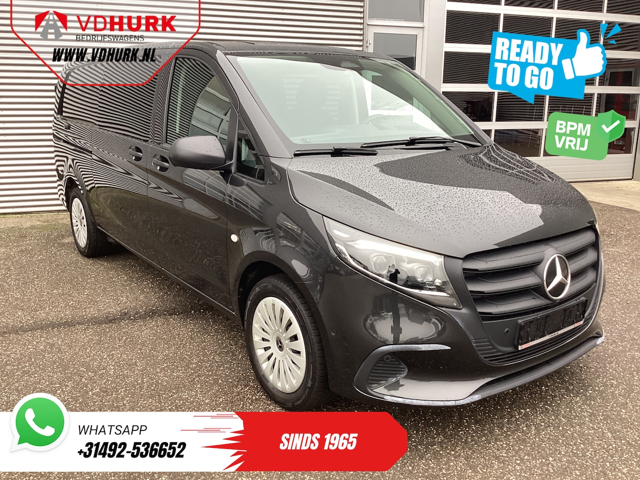 Mercedes-Benz Vito - 116 CDI Aut. L3 DC Dubbel Cabine BPM VRIJ! 6 Pers./ 2xSchuifdeur/ LED/ Stoelverw./ 270Gr. - AutoWereld.nl