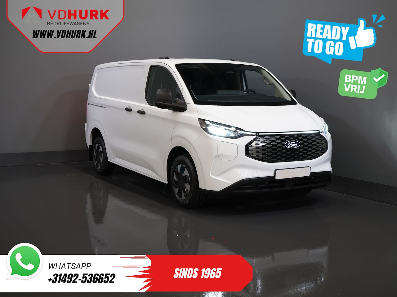 Ford Transit Custom - E-Transit 320 Trend 65 kWh 330 km WLTP LED/ Snellader/ 2.3t Trekverm./ Stoelverw./ Carplay - AutoWereld.nl