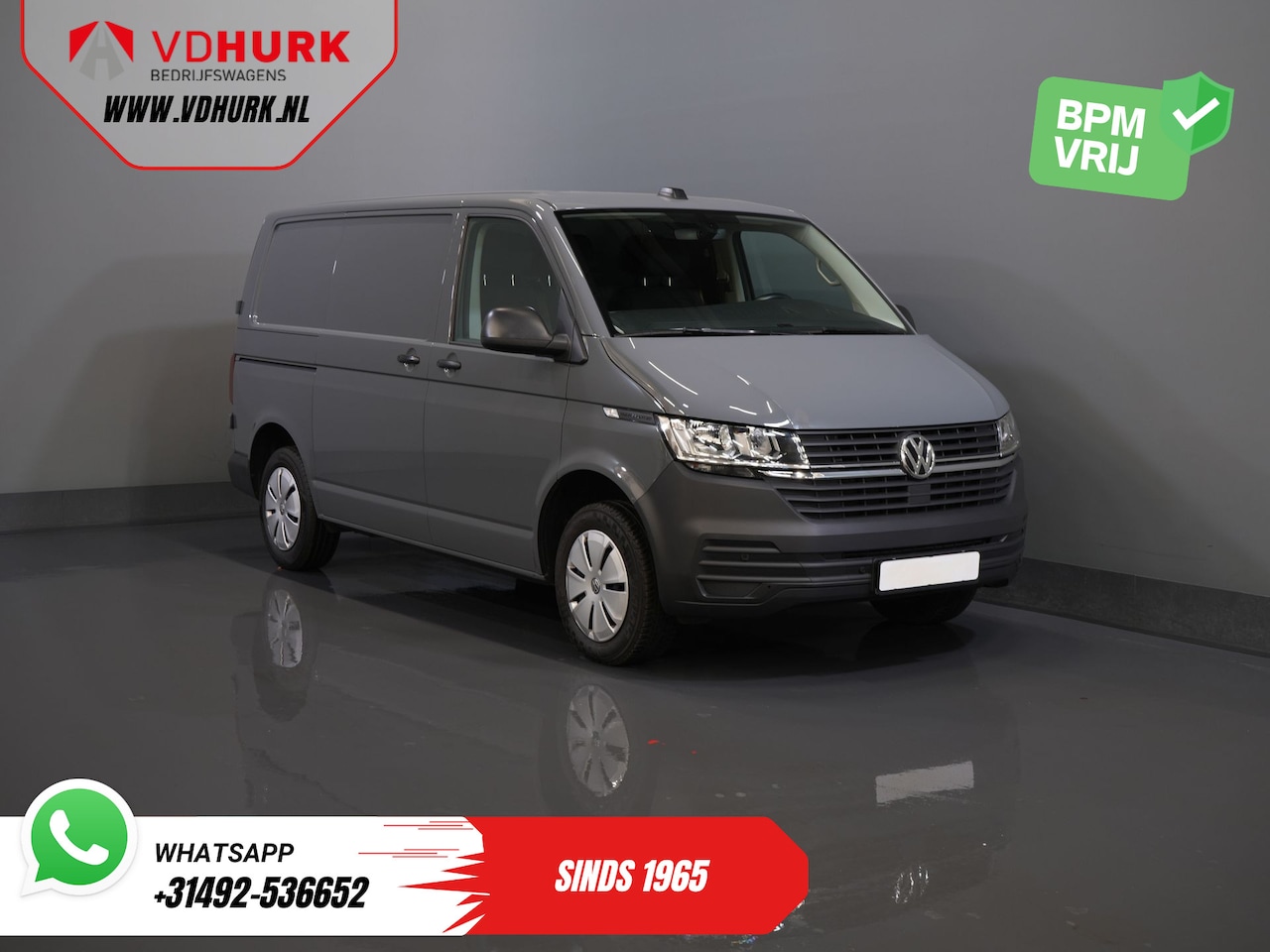 Volkswagen Transporter - T6.1 2.0 TDI 150 pk DSG Aut. BPM VRIJ Virtual Cockpit/ 2.5t Trekverm./ CarPlay/ Camera/ Cr - AutoWereld.nl
