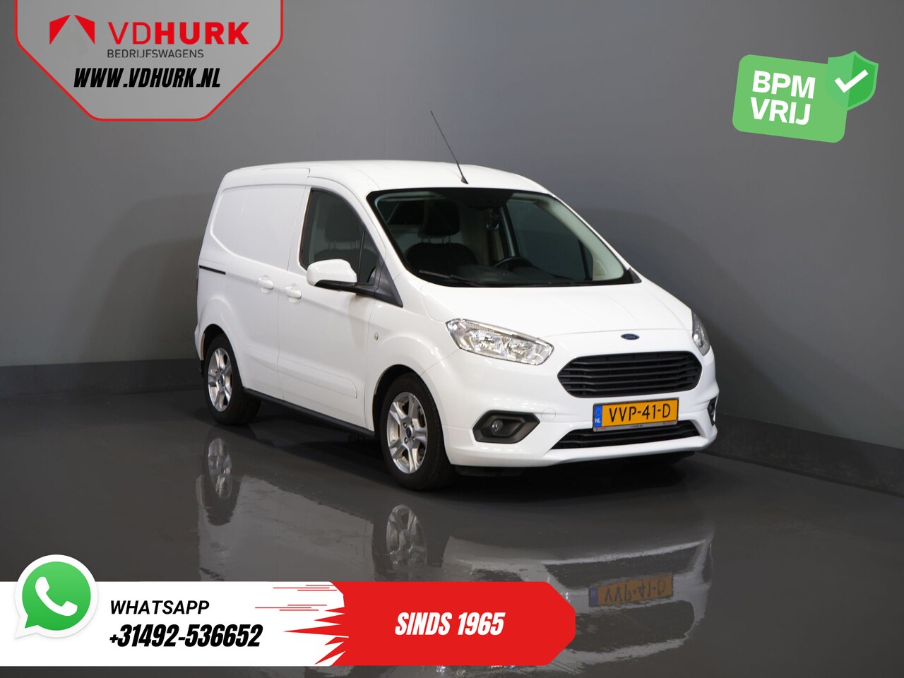 Ford Transit Courier - 1.0 EcoBoost 100pk Limited BENZINE BPM VRIJ! Carplay/ Camera/ Climate/ Cruise/ PDC/ LMV/ D - AutoWereld.nl