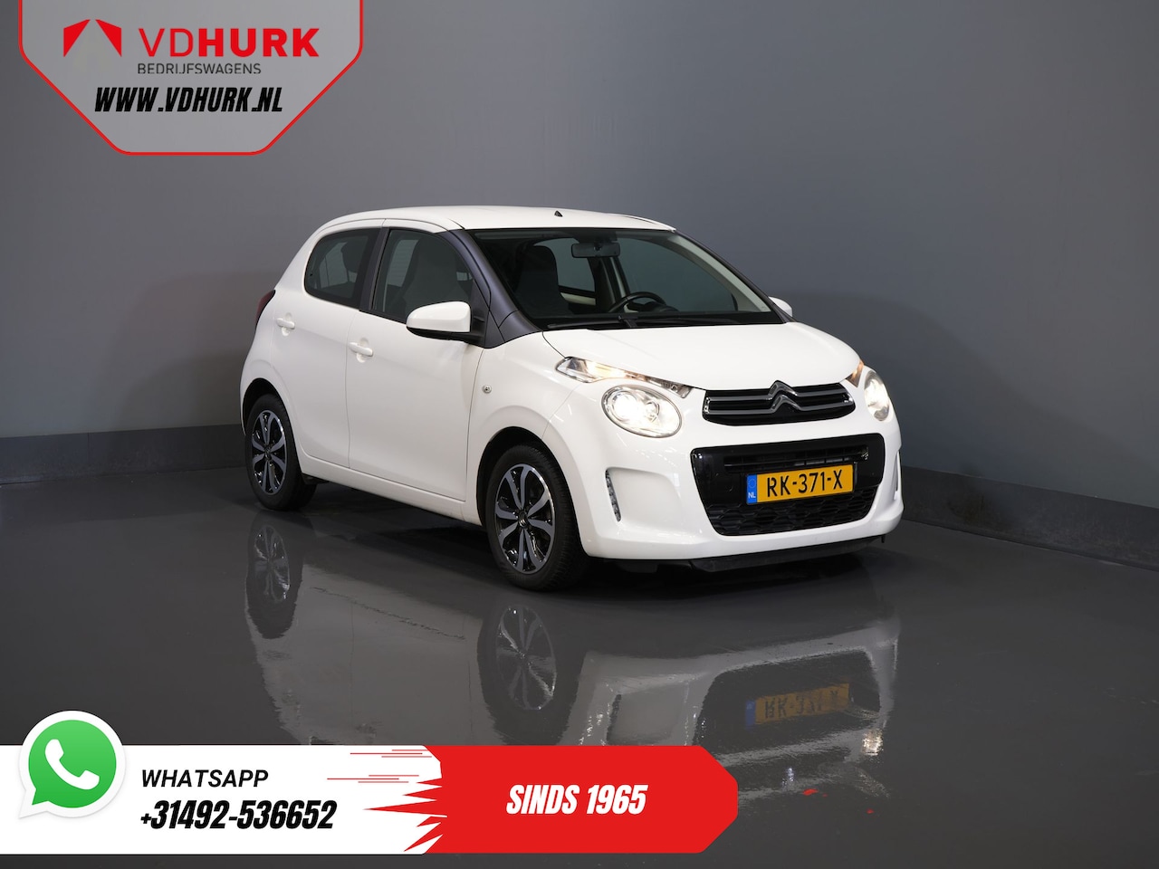 Citroën C1 - 1.0 e-VTi Shine ZEER NETTE AUTO/ NL Auto/ Weinig Km/ Navi/ LMV/ Airco/ Camera - AutoWereld.nl