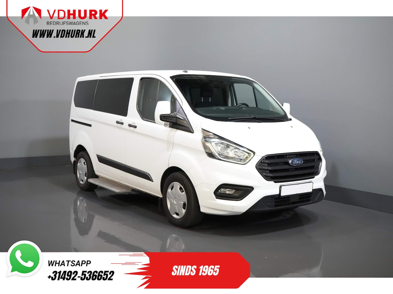 Ford Transit Custom Tourneo - 2.0 TDCI € 26.425,- incl. BTW/BPM Trend Combi/ Kombi/ 9 Persoons/ 9 P/ Cruise/ PDC/ Airco - AutoWereld.nl