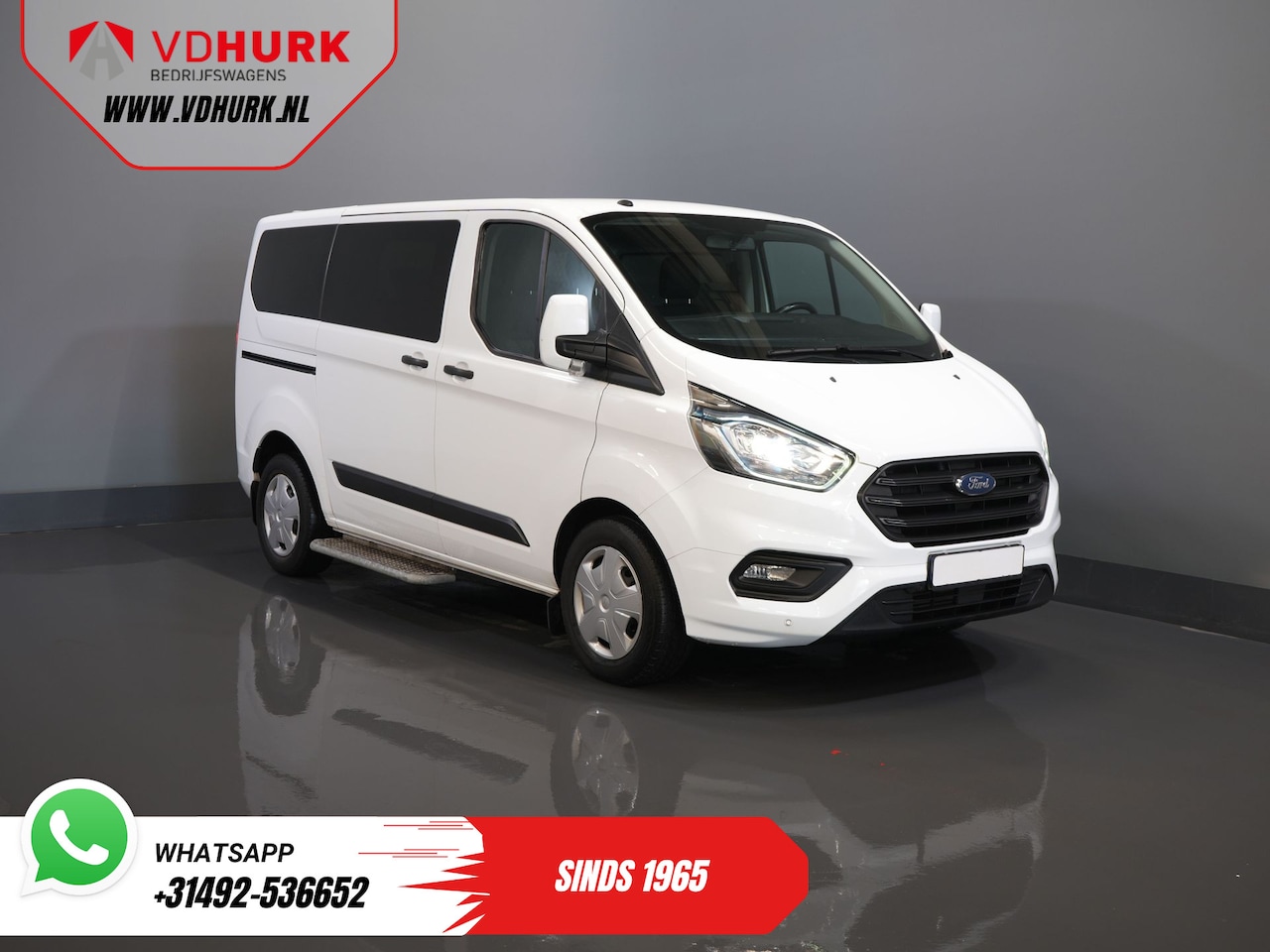 Ford Transit Custom Tourneo - 2.0 TDCI €26.954,- incl. BTW/BPM Trend Combi/ Kombi/ 9 Persoons/ 9 P/ Cruise/ PDC/ Airco - AutoWereld.nl