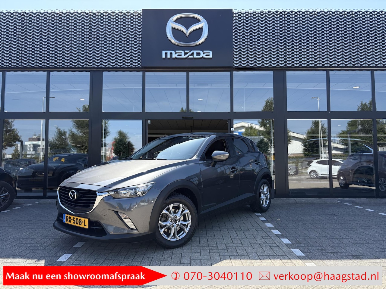 Mazda CX-3 - 2.0 SkyActiv-G 120 Dynamic Dealer onderhouden / Navigatie - AutoWereld.nl
