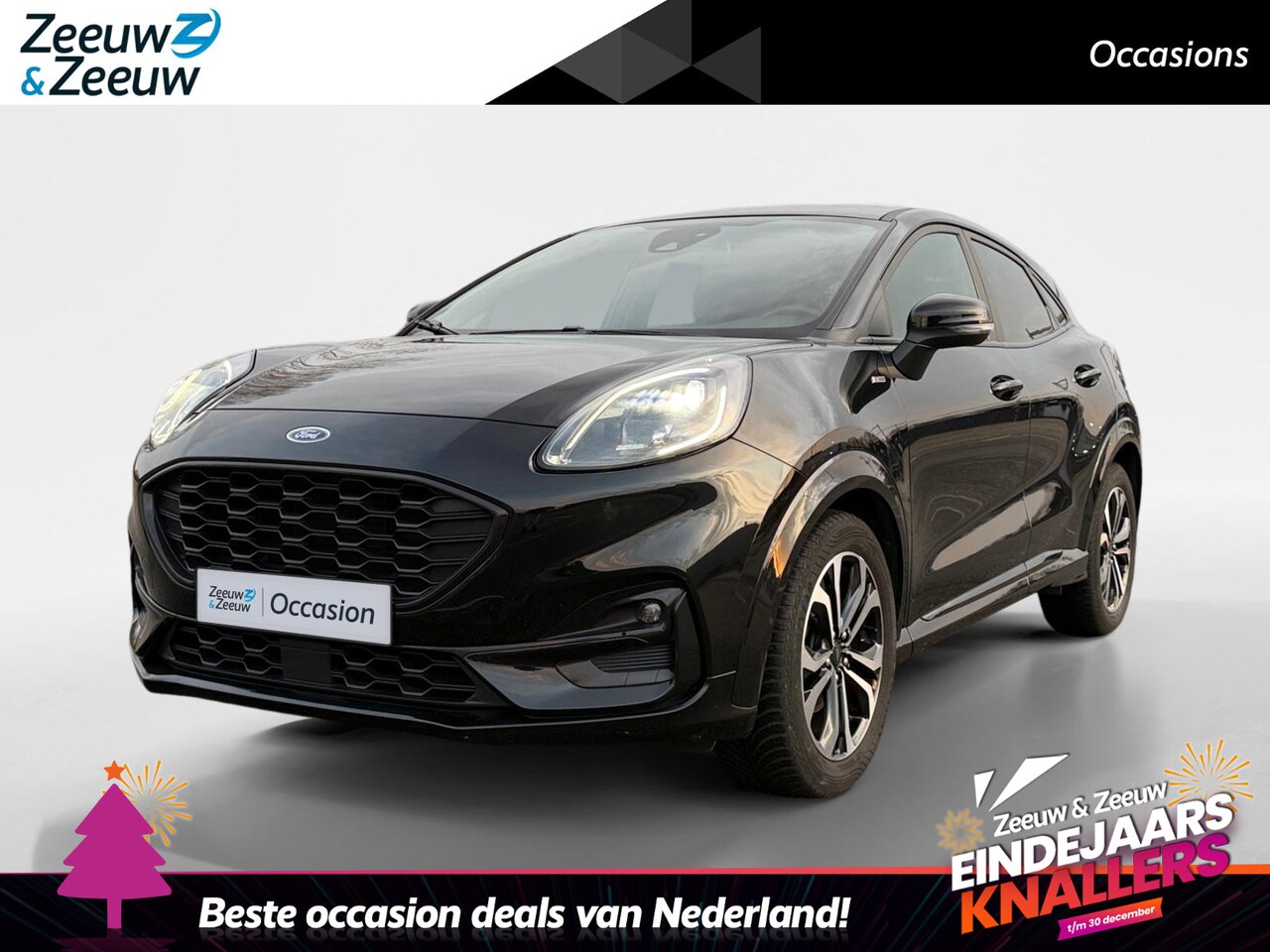 Ford Puma - 1.0 EcoBoost Hybrid ST-Line | Zeer Nette Auto | Verwarmbare Voorstoelen | Verwarmbaar Stuu - AutoWereld.nl