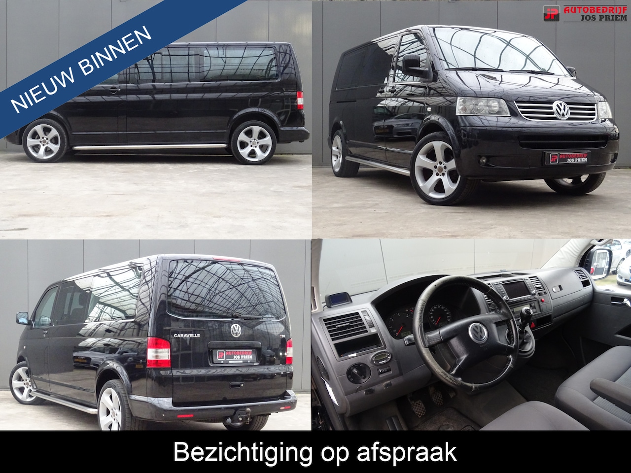 Volkswagen Transporter Caravelle - 2.5 TDI 340 * DC * 9 PERS. * MARGE !! - AutoWereld.nl