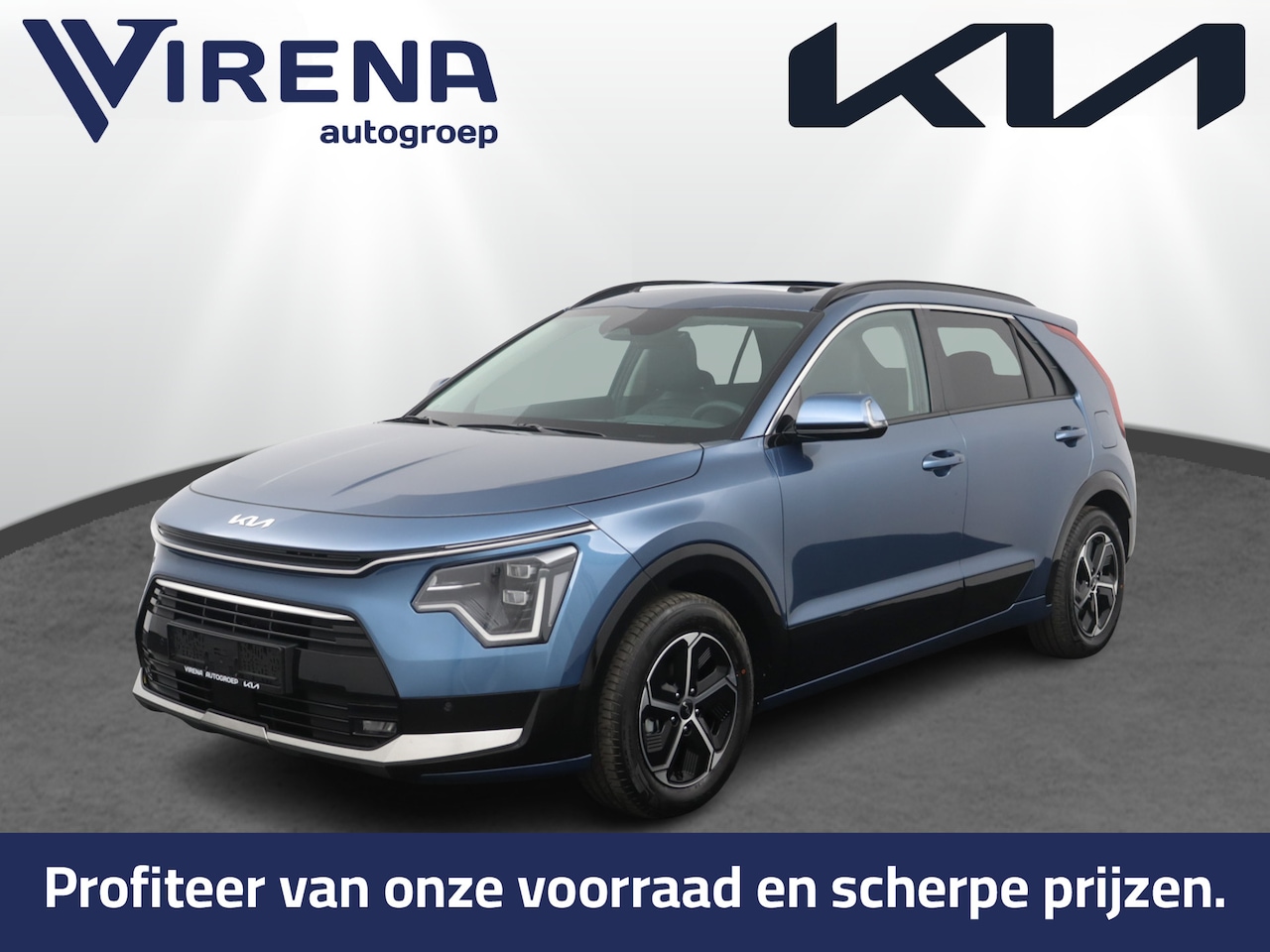 Kia Niro - 1.6 GDi Hybrid DynamicPlusLine - Prijs incl. Inruilpremie - Stoel-/stuurverwarming - Schui - AutoWereld.nl