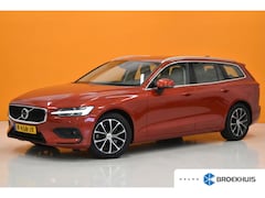 Volvo V60 - 2.0 B3 Business Pro | Trekhaak | 4x Nieuwe All Seasons | Fusion Red / Blond Leather | Inte