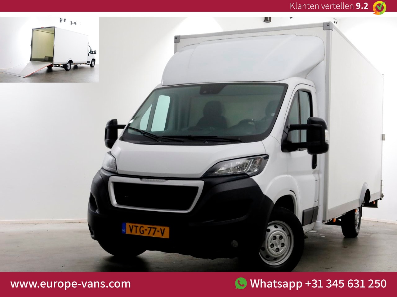 Peugeot Boxer - 2.2 BlueHDi 165pk Durisotti Lowliner Bakwagen met laadklep 01-2023 - AutoWereld.nl