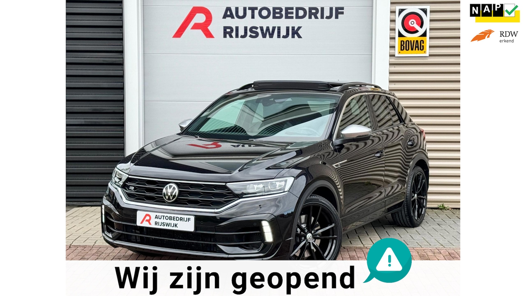 Volkswagen T-Roc - 2.0 TSI 4Motion R Pano/Akra/Camera/Blind - AutoWereld.nl