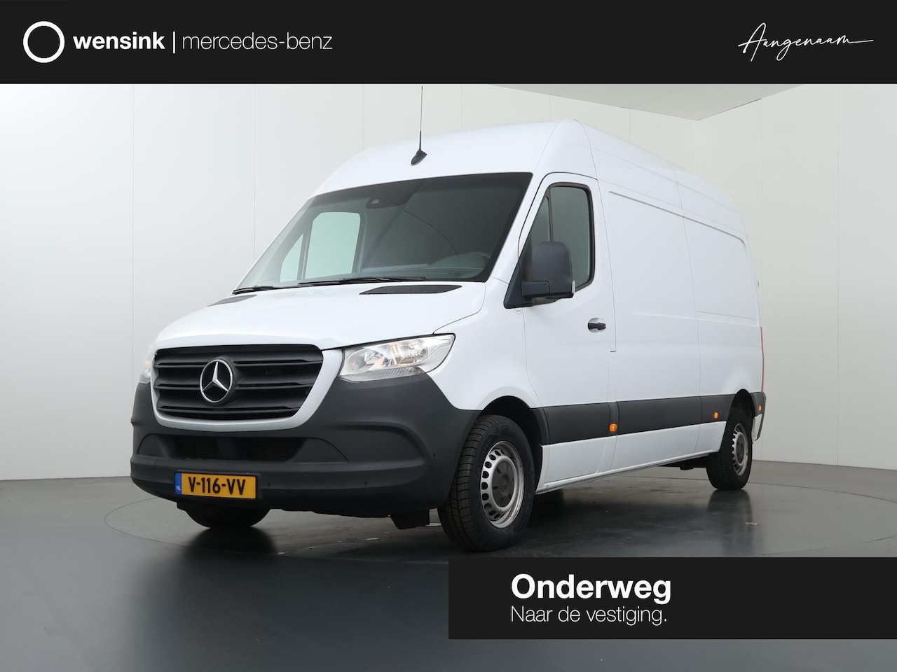 Mercedes-Benz Sprinter - 314 CDI | Aut. | L2 H2 | Lederen Bekleding | 2-zits | Parkeercamera | Airco | Cruise Contr - AutoWereld.nl