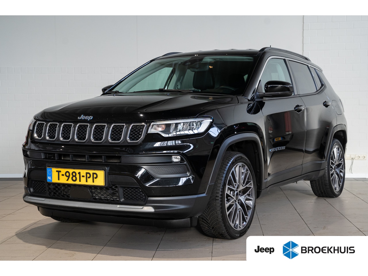 Jeep Compass - 4xe 240PK Plug-in Hybrid Limited | Stoel & Stuurverwarming | Navigatie | Keyless | Elektri - AutoWereld.nl