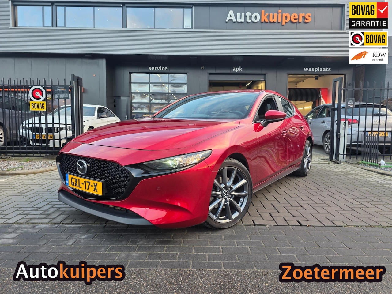Mazda 3 - 2.0 e-SkyActiv-G M Hybrid 122 Comfort | Met o.a. climate control, stoel- en stuurwielverwa - AutoWereld.nl
