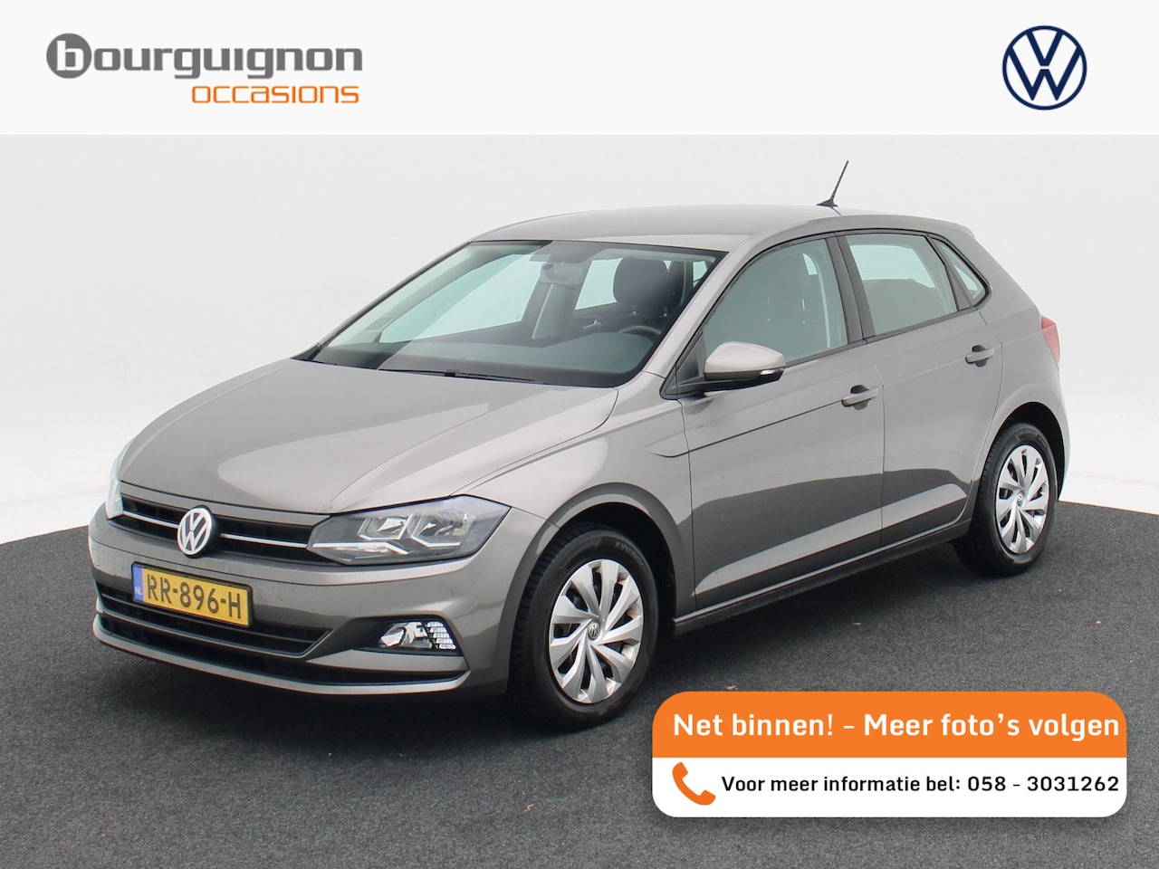 Volkswagen Polo - 1.0 TSi Comfortline | Adaptive Cruise | Navigatiesysteem | CarPlay | Airco | 82.867 Km! - AutoWereld.nl