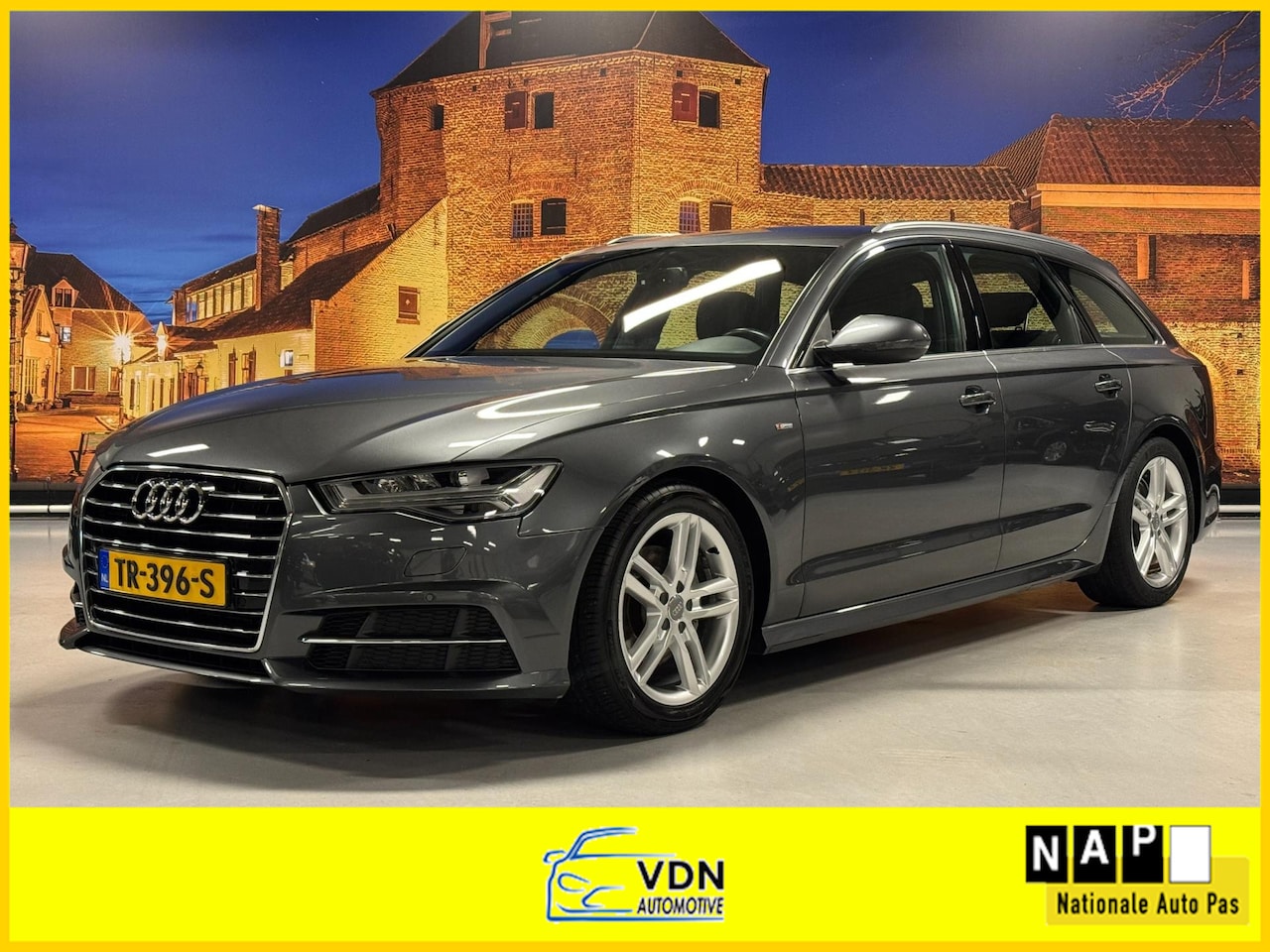 Audi A6 Avant - 1.8 TFSI Ultra Sport S-Line Automaat Half Leer LED PDC - AutoWereld.nl