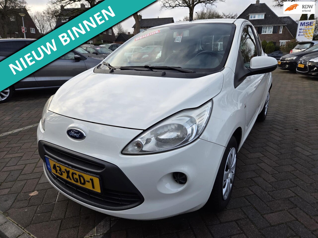 Ford Ka - 1.2 Cool & Sound start/stop LEUKE AUTO RIJDT EN SCHAKELT GOED - AutoWereld.nl
