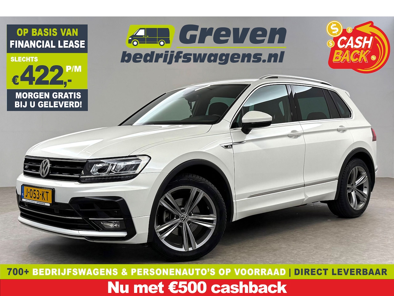 Volkswagen Tiguan - 1.5 TSI ACT 150PK R-line | Virtual | Carplay | Trekh. | Adaptive Cruise | LED | Parkeersen - AutoWereld.nl