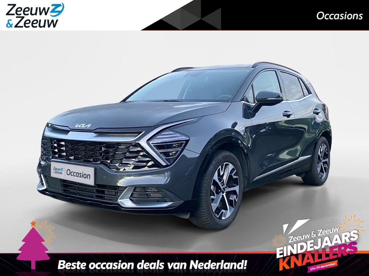 Kia Sportage - 1.6 T-GDi Hybrid DynamicPlusLine | Schuifdak | Elektrische achterklep | Climate Control | - AutoWereld.nl