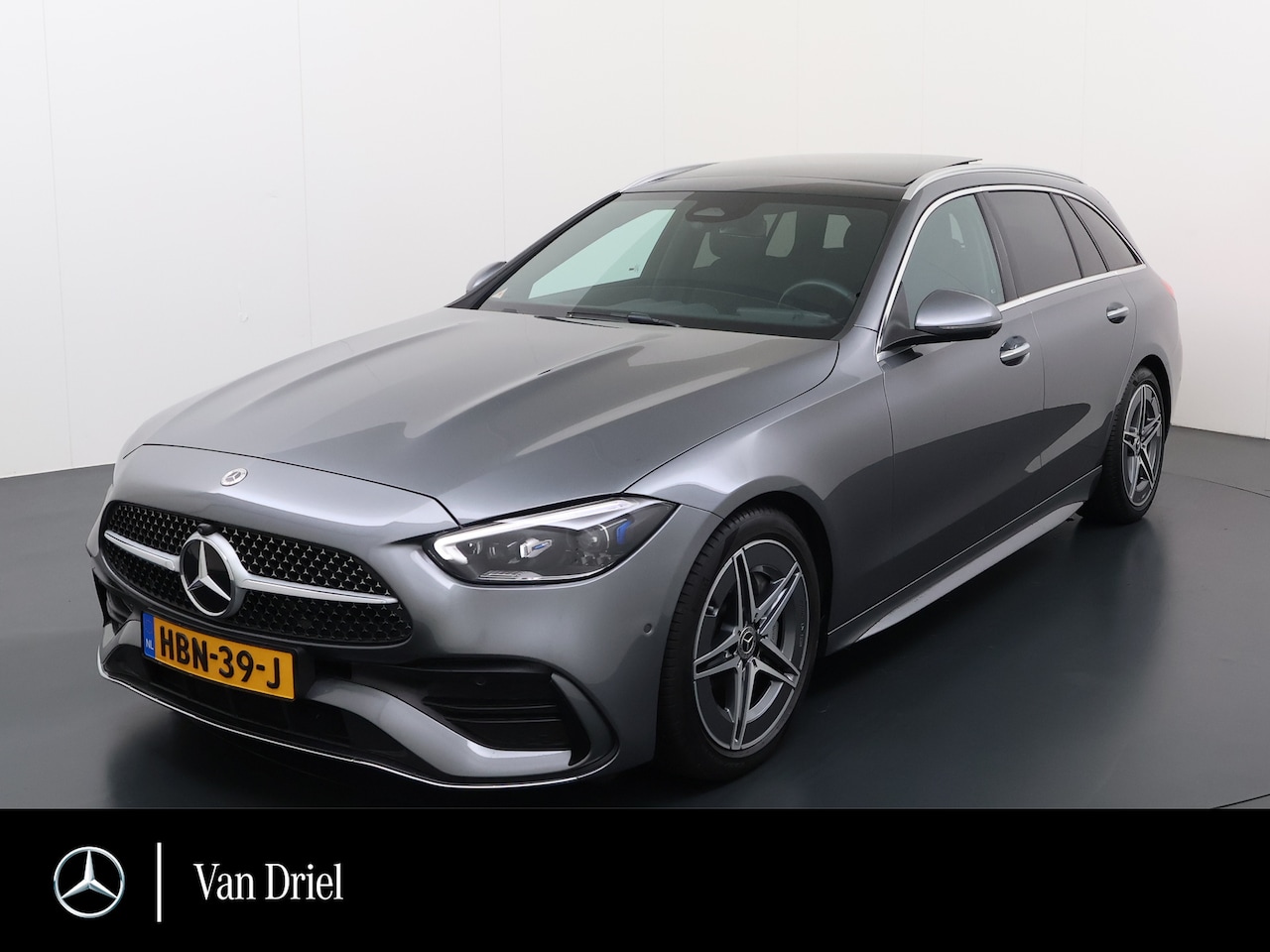 Mercedes-Benz C-klasse Estate - 180 AMG Line | Pano Memory Keyless Digital 360 Camera - AutoWereld.nl