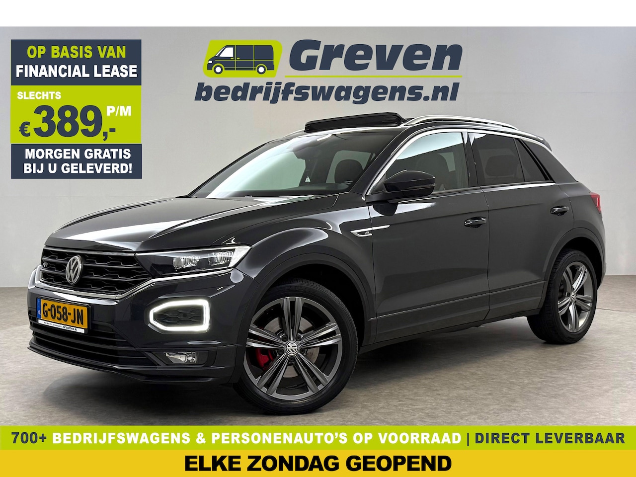 Volkswagen T-Roc - 1.5 TSI 150PK R-Line | Pano | Sfeerverl. | Virtual | Carplay | LED | Adaptive Cruise | Par - AutoWereld.nl