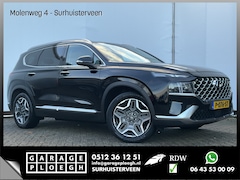Hyundai Santa Fe - 7-Pers 1.6 T-GDI HEV Premium 7p. HUD Leer Stoelkoel+verw. 360° 7 Zits