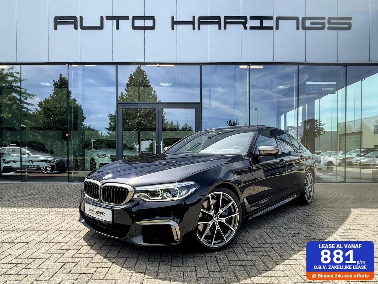 BMW 5-serie - M550i xDrive 530pk M-Sport Laser Head-up Sdak - AutoWereld.nl