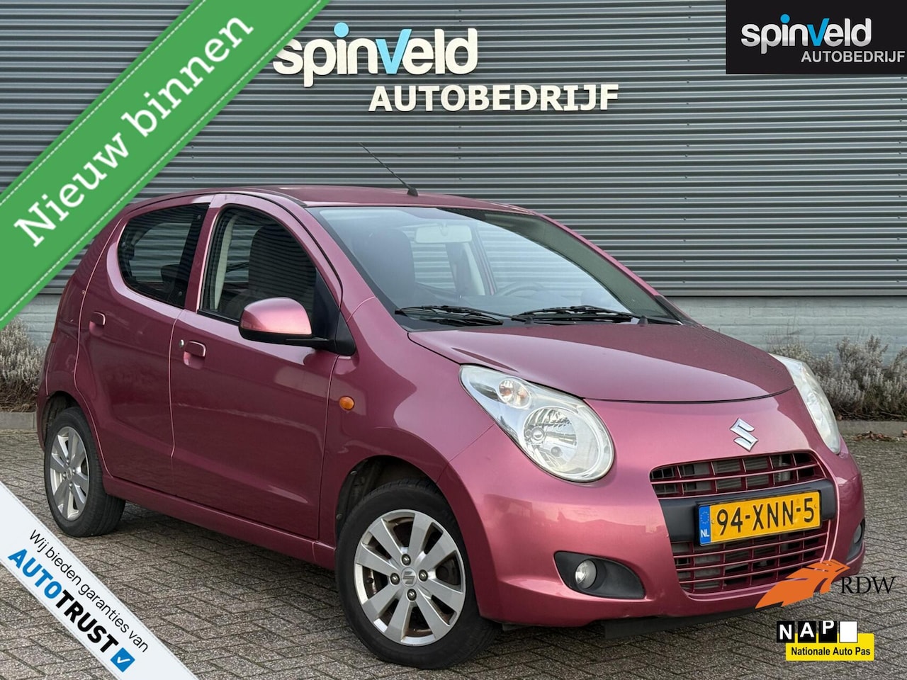 Suzuki Alto - 1.0 Exclusive VVT BJ`12 NAP NL Dealer ond Airco Toerenteller - AutoWereld.nl