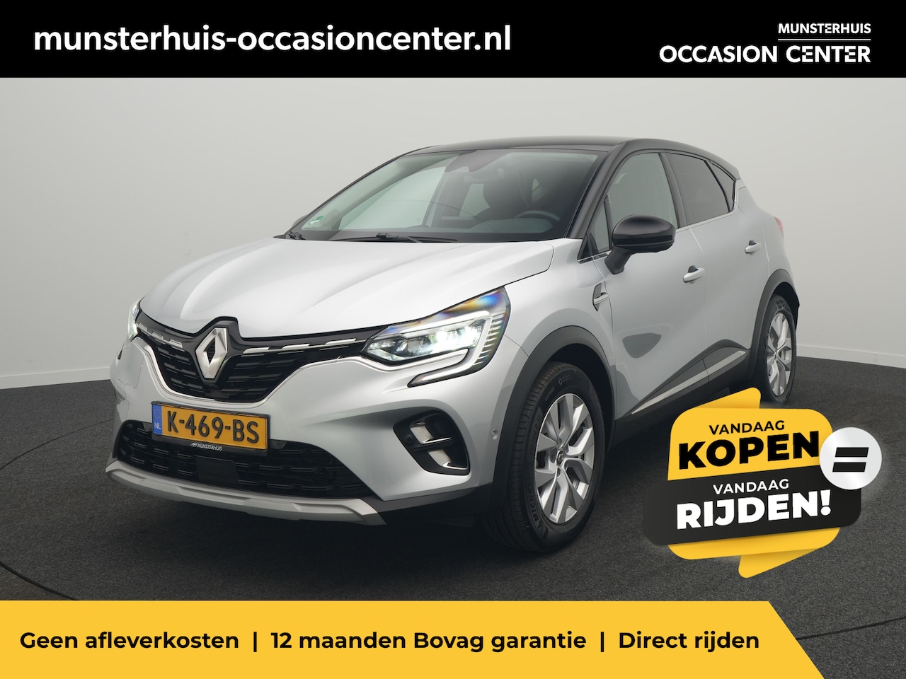 Renault Captur - TCe 100 Bi-Fuel Intens - RIJKLAARPRIJS - LPG - Trekhaak - Rondomzicht Camera - Dealeronder - AutoWereld.nl