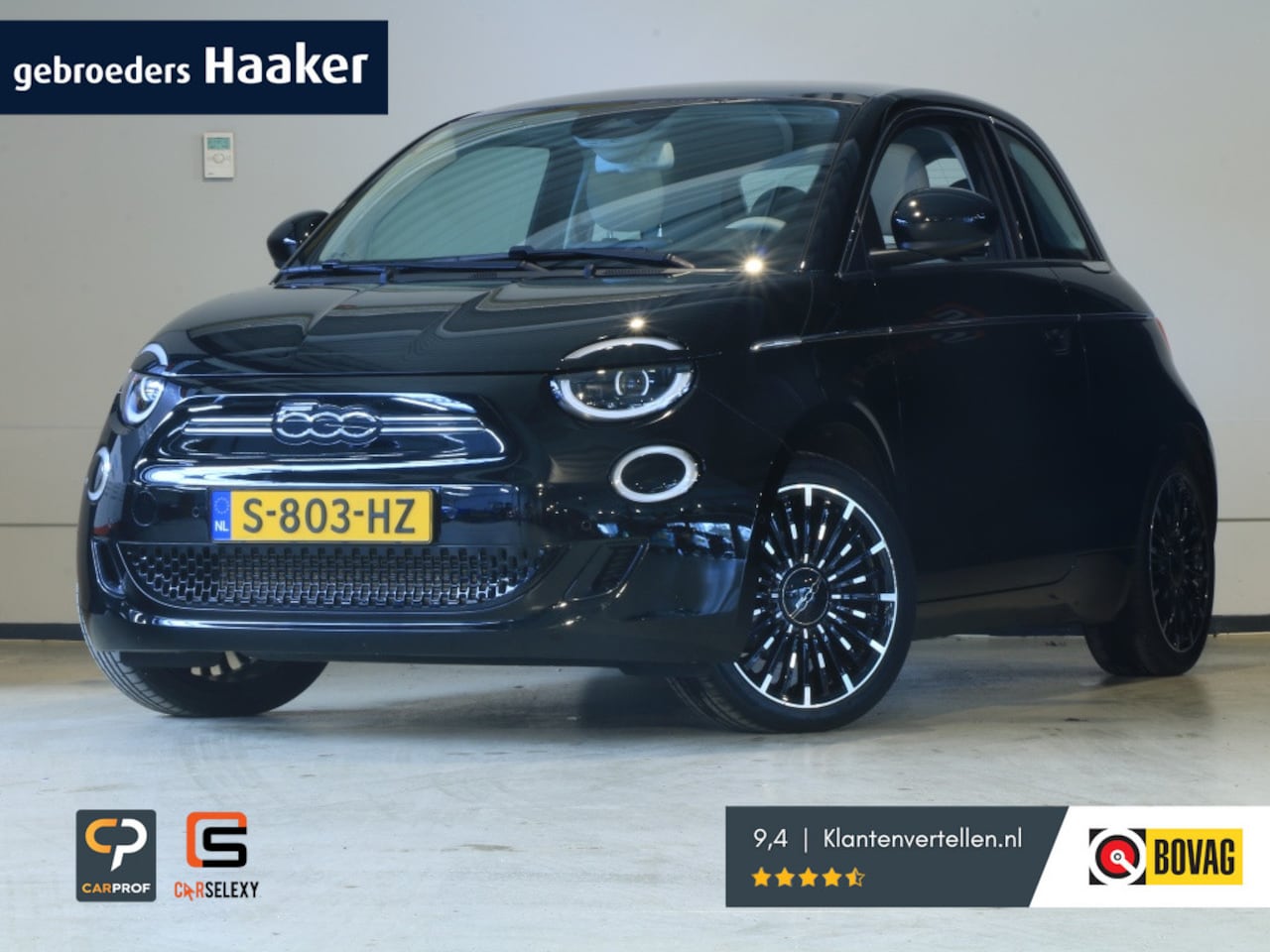 Fiat 500 - La Prima 42 kWh * 12 mnd BOVAG garantie * RIJKLAARPRIJS ! - AutoWereld.nl