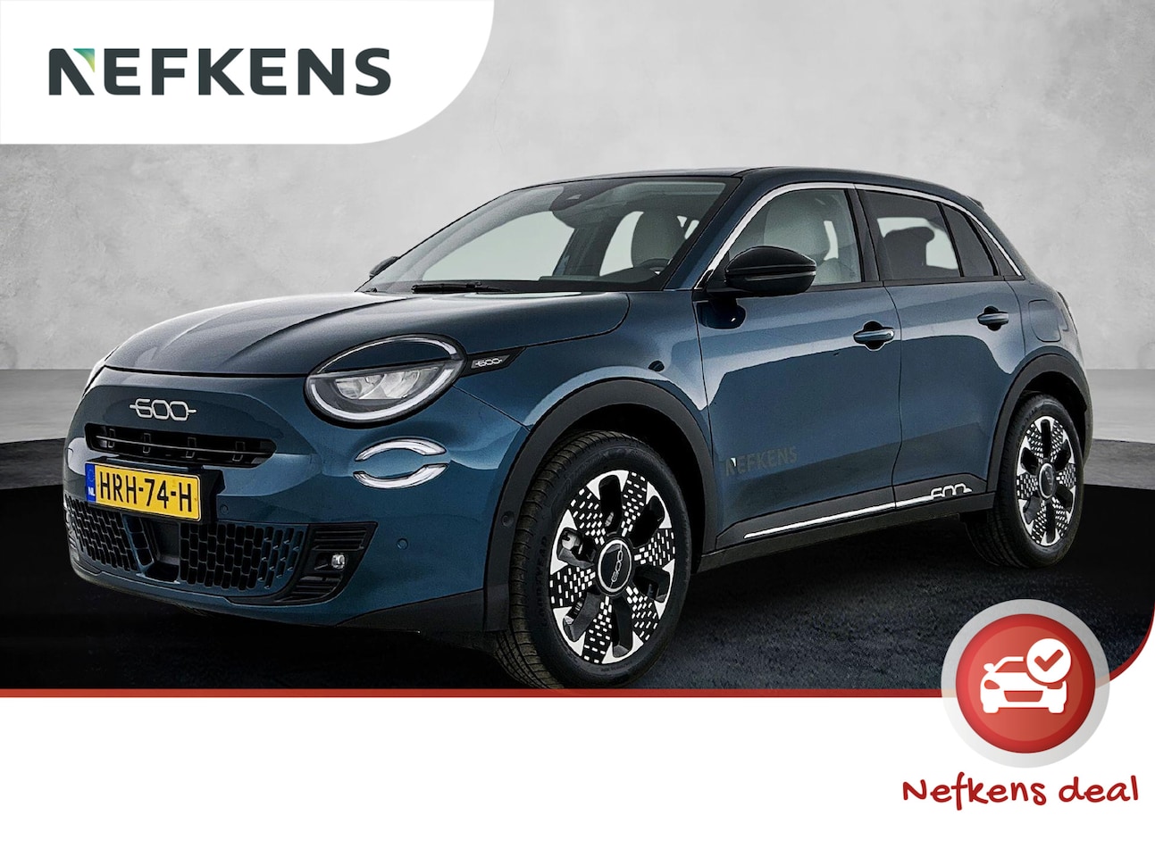 Fiat 600 - 1.2 Hybrid La Prima 110pk Automaat | Elektrisch Verstelbare Bestuurdersstoel met Massage | - AutoWereld.nl