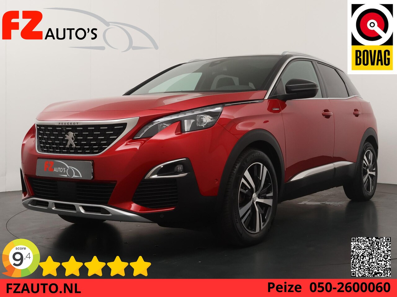Peugeot 3008 - 1.6 e-THP GT Line Automaat - Schuifdak - Navigatie - Trekhaak - LED koplampen - AutoWereld.nl