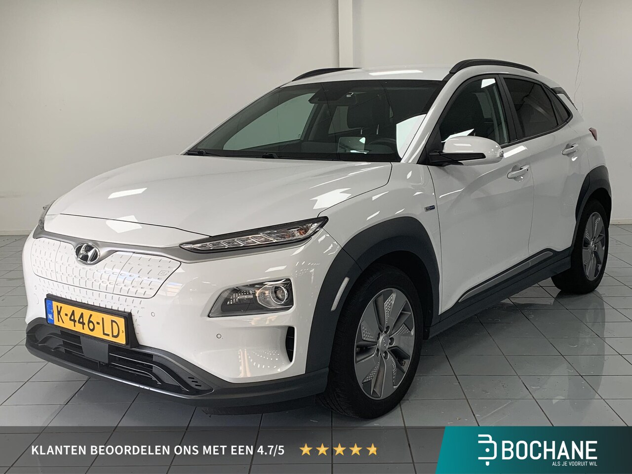 Hyundai Kona Electric - EV Limited 64 kWh NAVIGATIE | ACHTERUITRIJCAMERA | LEDEREN BEKLEDING - AutoWereld.nl