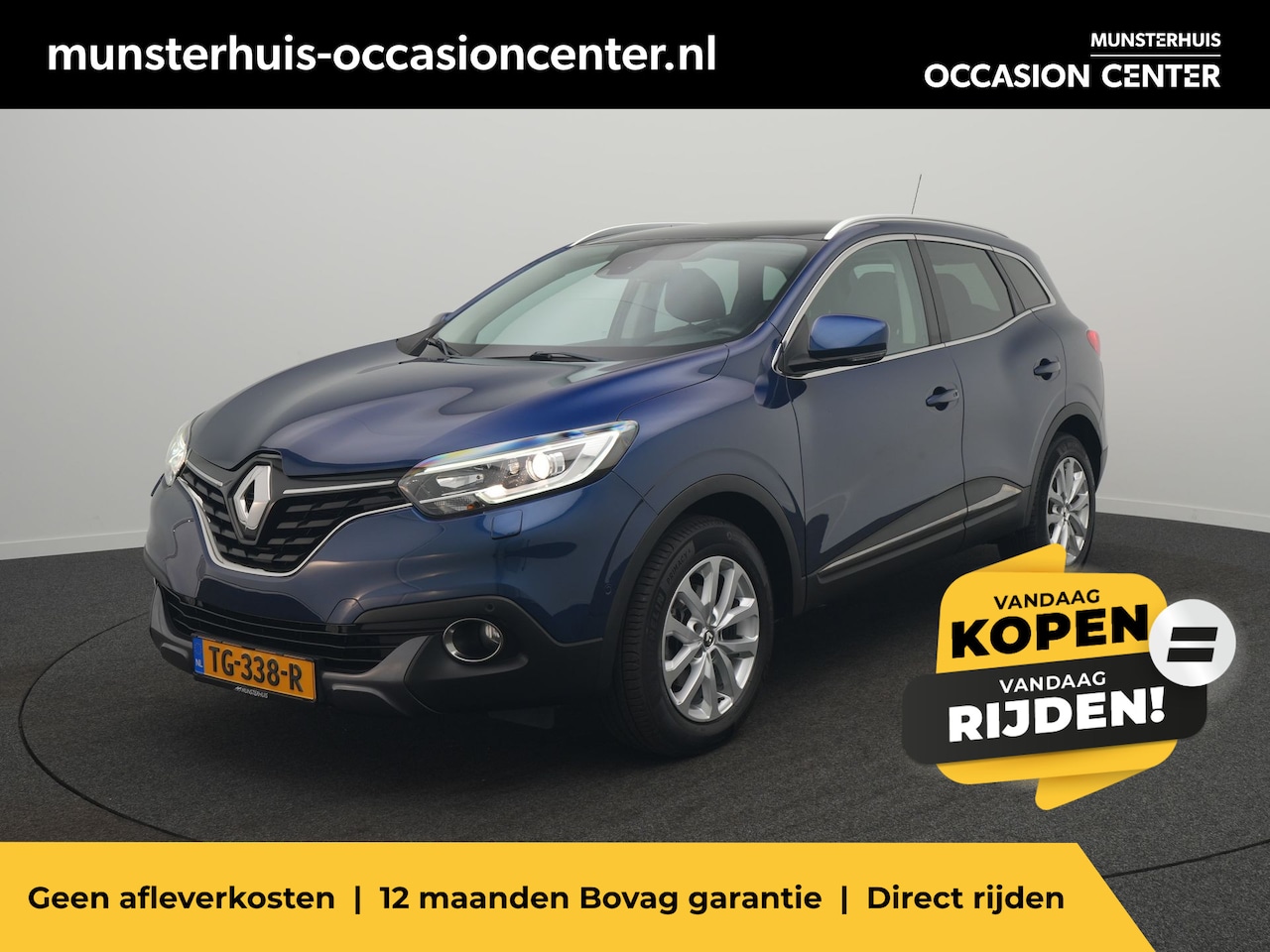 Renault Kadjar - TCe 130 Intens - RIJKLAARPRIJS - Trekhaak - Achteruitrijcamera - Cruise Control - Panorama - AutoWereld.nl