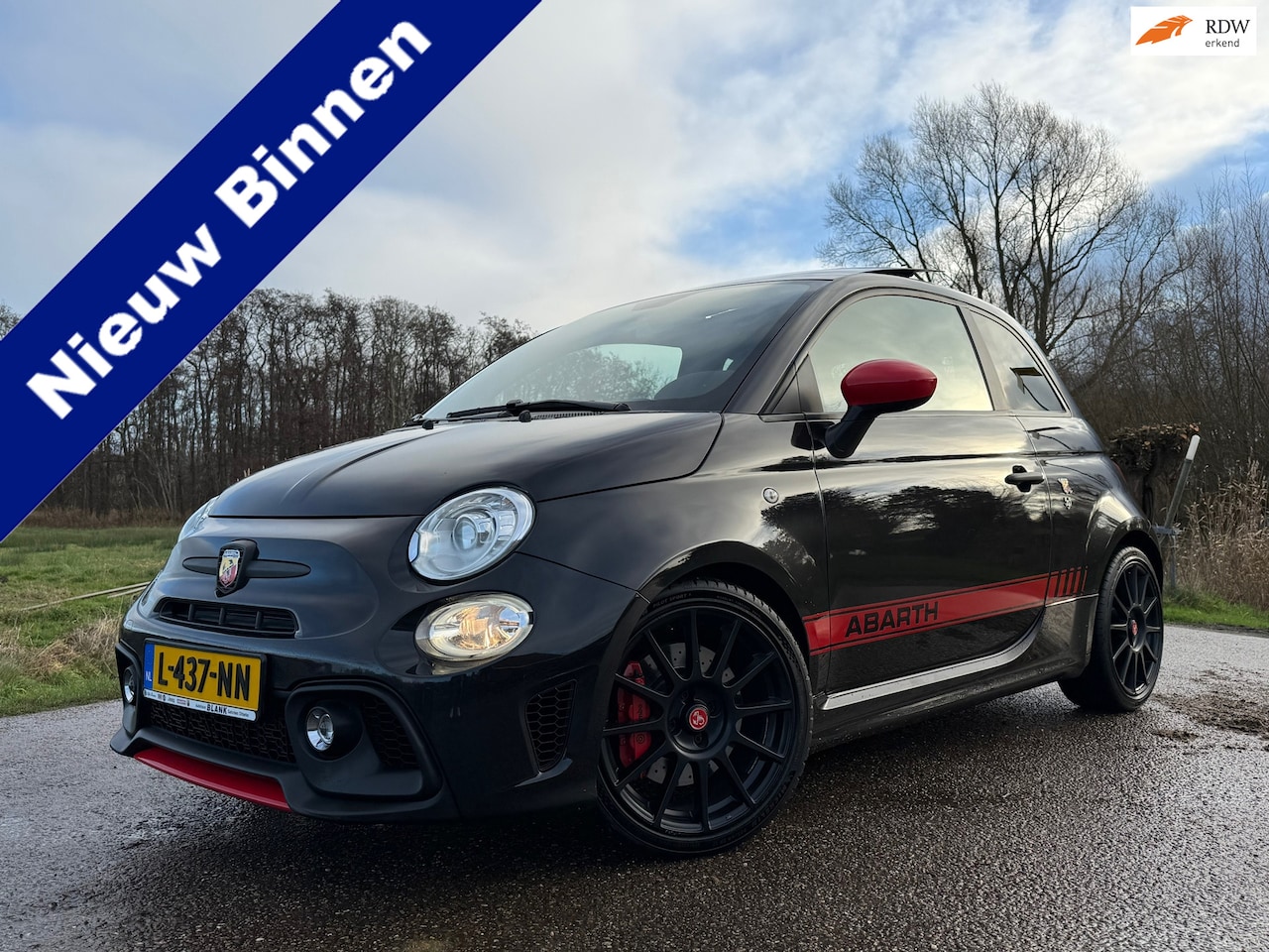Fiat 500 Abarth - 1.4 T-Jet Competizione Automaat | Sabelt | BEATS | Schuif-/Kanteldak | 17" Velgen | Xenon - AutoWereld.nl