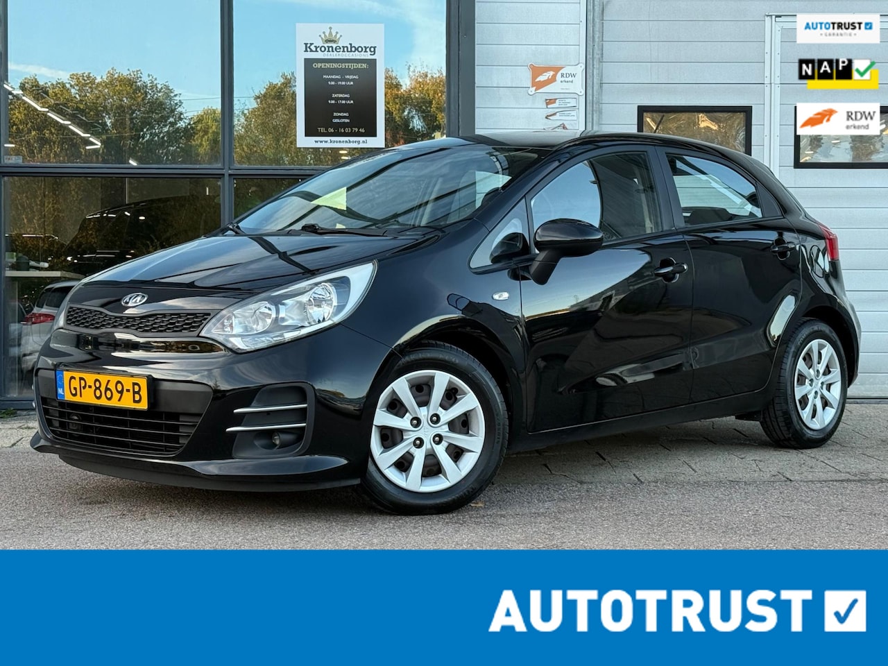 Kia Rio - 1.2 CVVT ExecutiveLine 1.2 CVVT ExecutiveLine, NAP, CRUISECR, APK - AutoWereld.nl