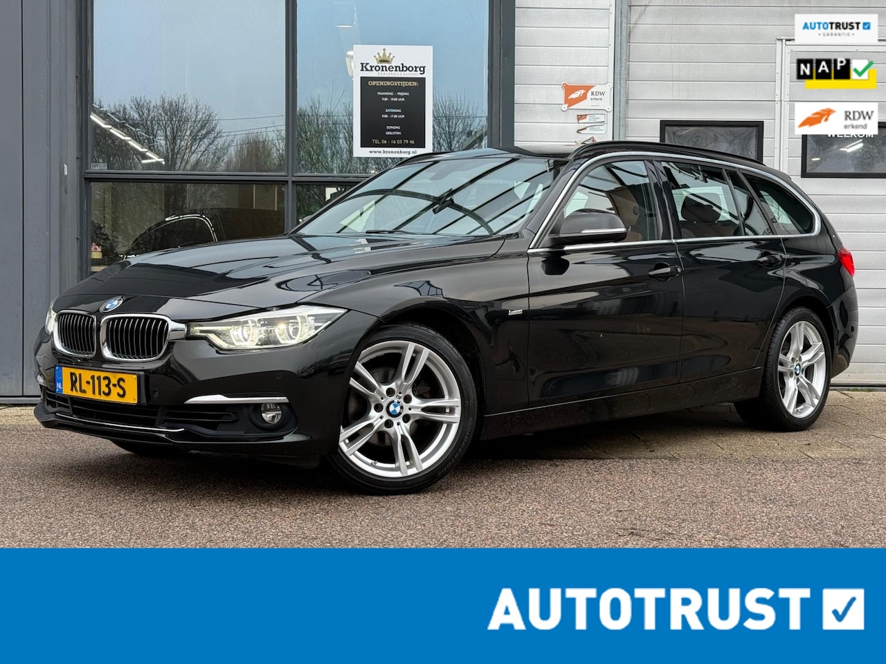 BMW 3-serie Touring - 318i Corporate Lease High Executive 318i Corporate Lease High Executive, Leder, NAP - AutoWereld.nl