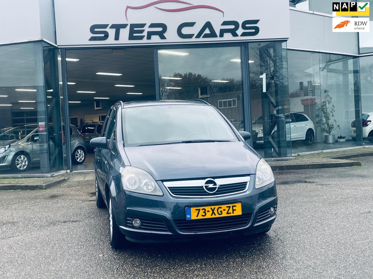 Opel Zafira - 1.6 Temptation 1.6 Temptation, 7P, Airco, Trkhaak, Cruise Control, NAP, Nieuw APK - AutoWereld.nl