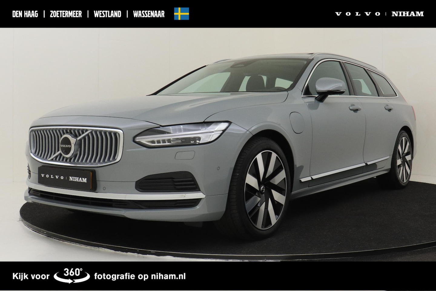 Volvo V90 - T6 PLUG-IN HYBRID AWD ULTRA BRIGHT -PANO.DAK|HARMAN/KARDON|GEVENT.LEDER+MASSAGE|360°CAM|TR - AutoWereld.nl