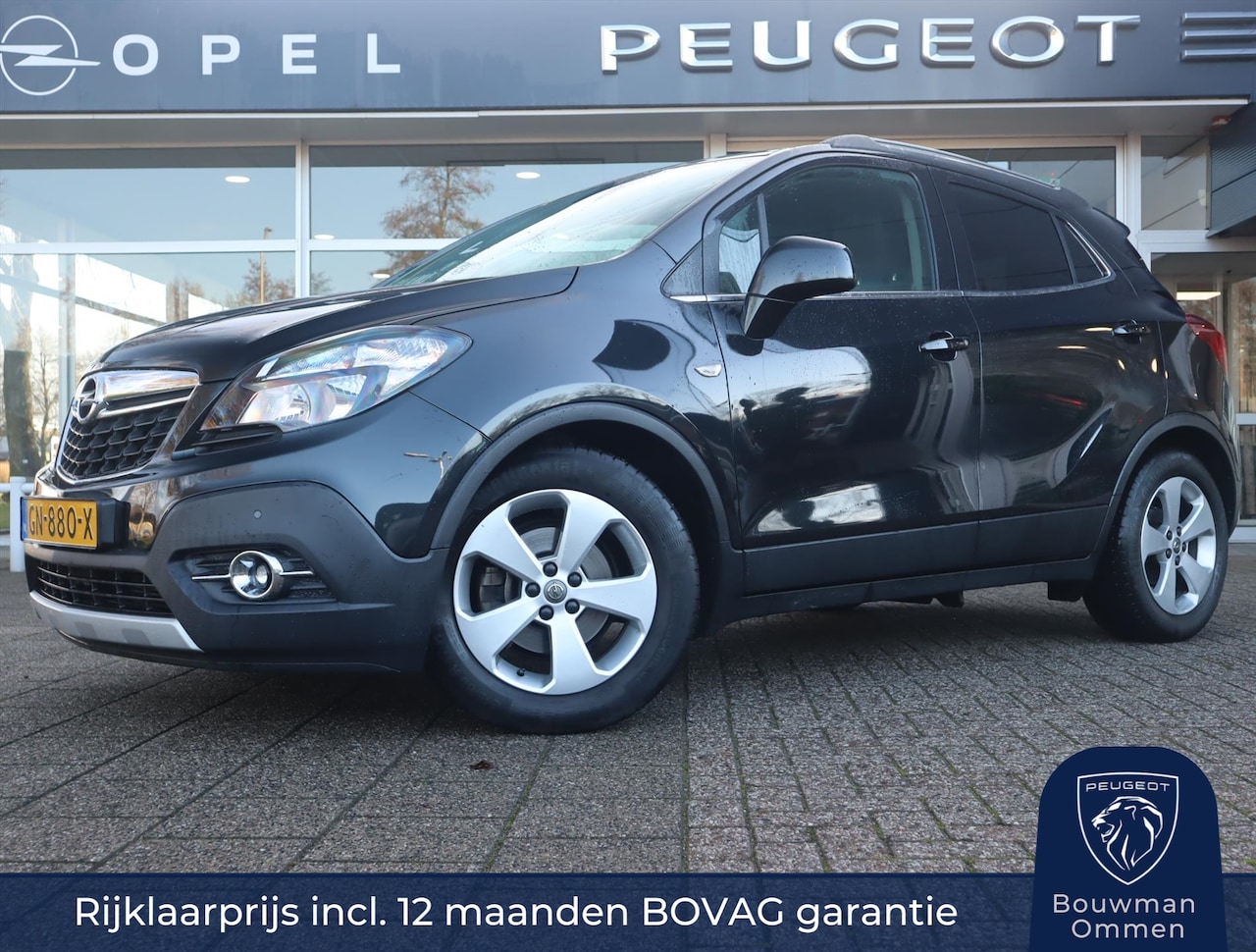 Opel Mokka - 1.4 Turbo 140PK Automaat Cosmo, Rijklaarprijs, Navigatie Trekhaak Comfort stoelen Lichtmet - AutoWereld.nl
