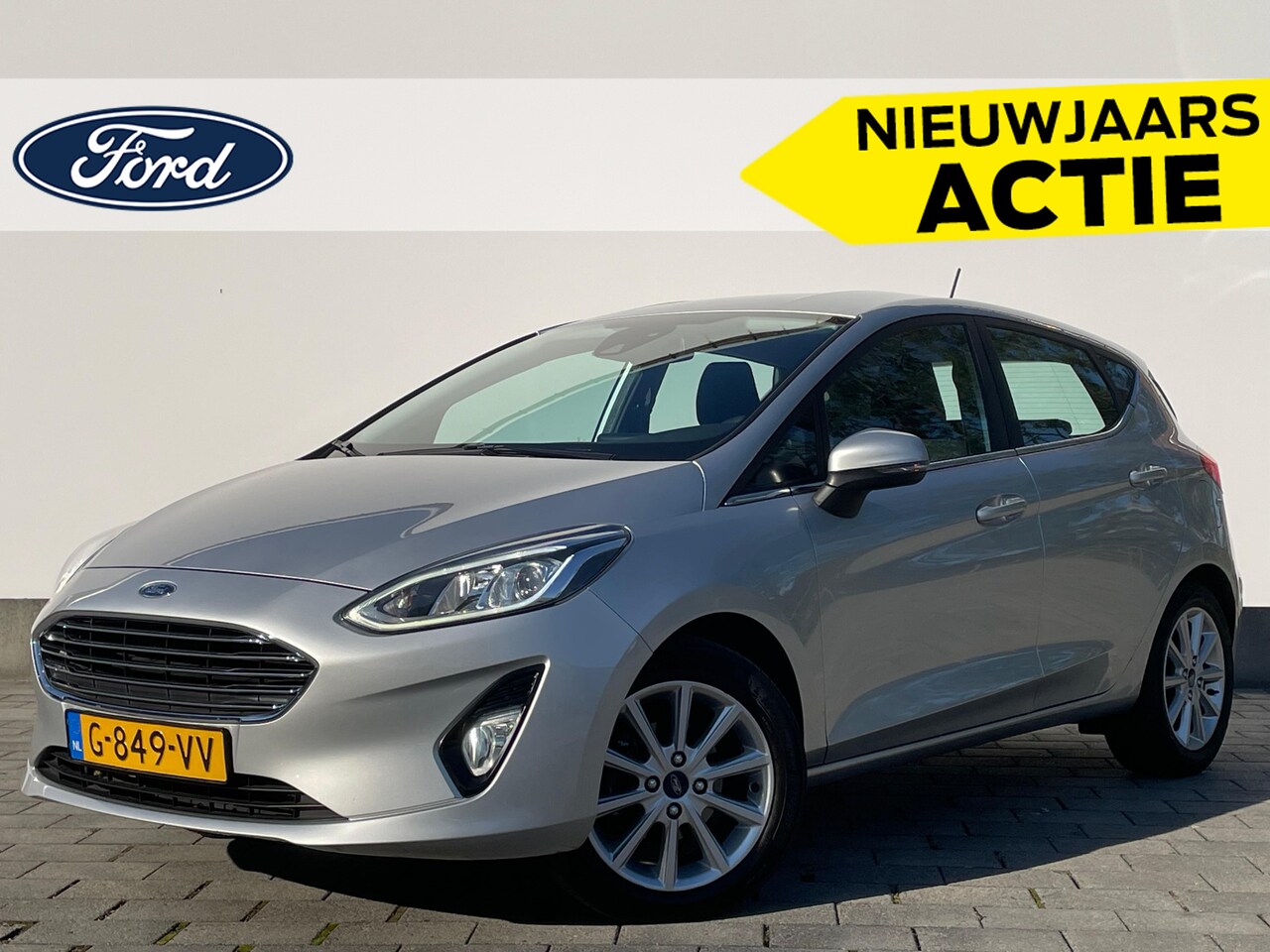 Ford Fiesta - Titanium EcoBoost 95 pk | Led dagrijverlichting I Climate I PDC I Apple carplay/Android au - AutoWereld.nl