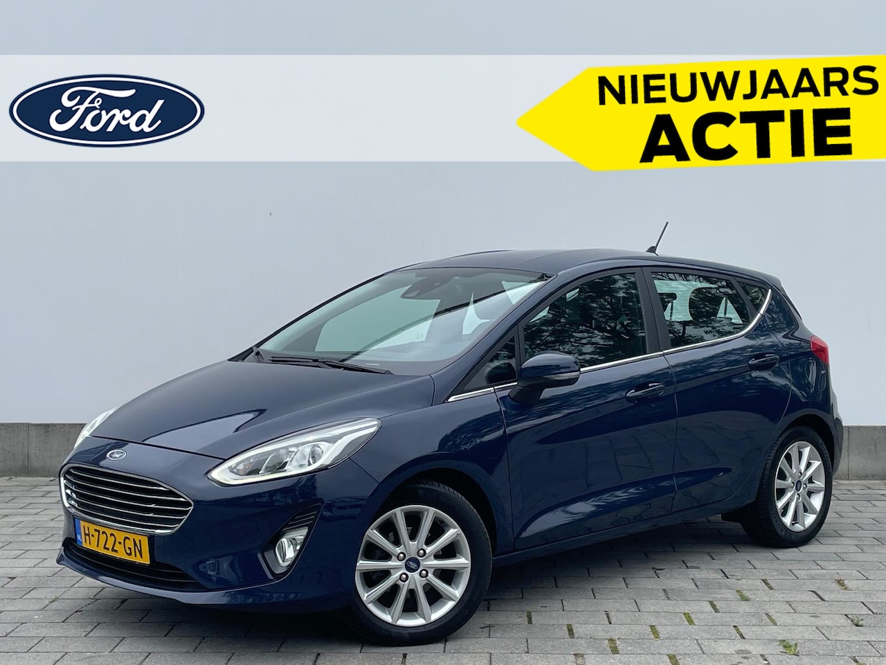 Ford Fiesta - Titanium EcoBoost 100 pk | AUTOMAAT | Cruise | Climate | Apple Carplay & Android Auto | Pa - AutoWereld.nl