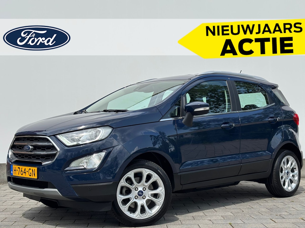 Ford EcoSport - Titanium EcoBoost 125 pk | Camera | 17" | Dode hoek bew. | Clima | Cruise | Apple Carplay - AutoWereld.nl
