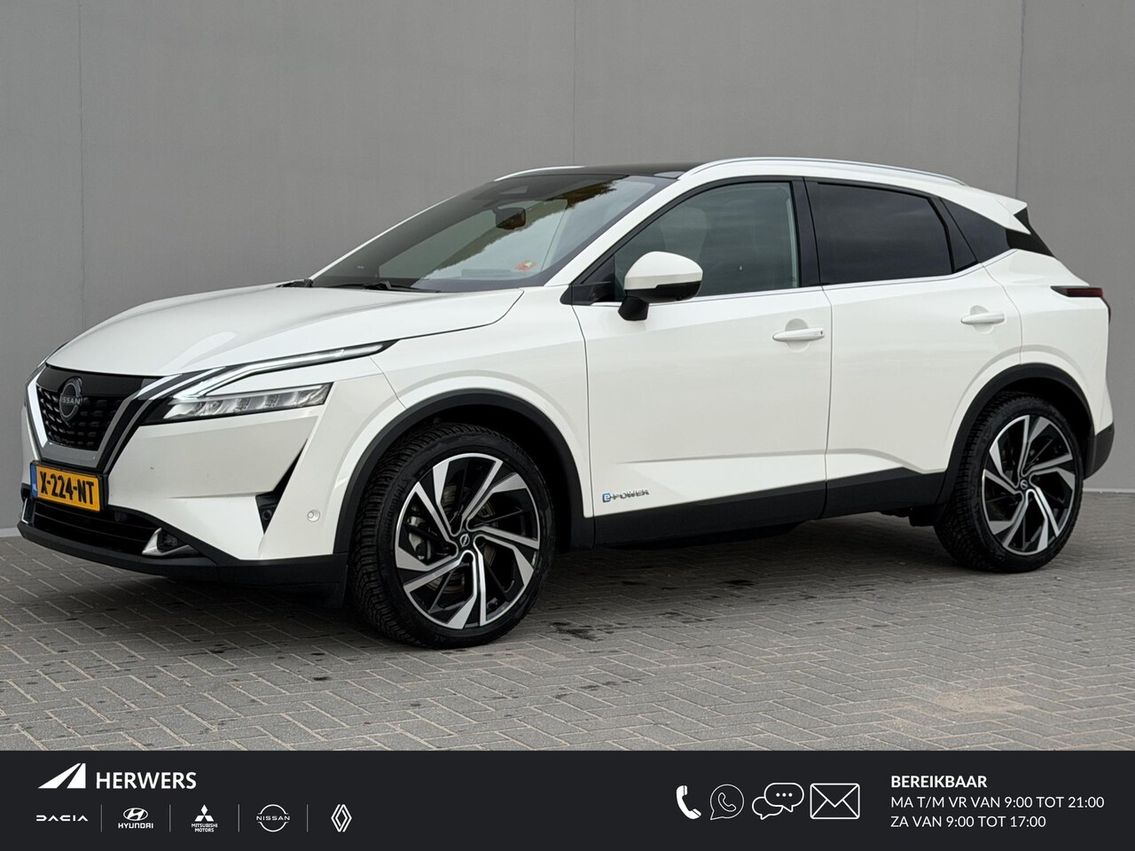 Nissan Qashqai - 1.5 e-Power Tekna Plus / All Season banden / Lederen bekleding met massagefunctie / Head-u - AutoWereld.nl