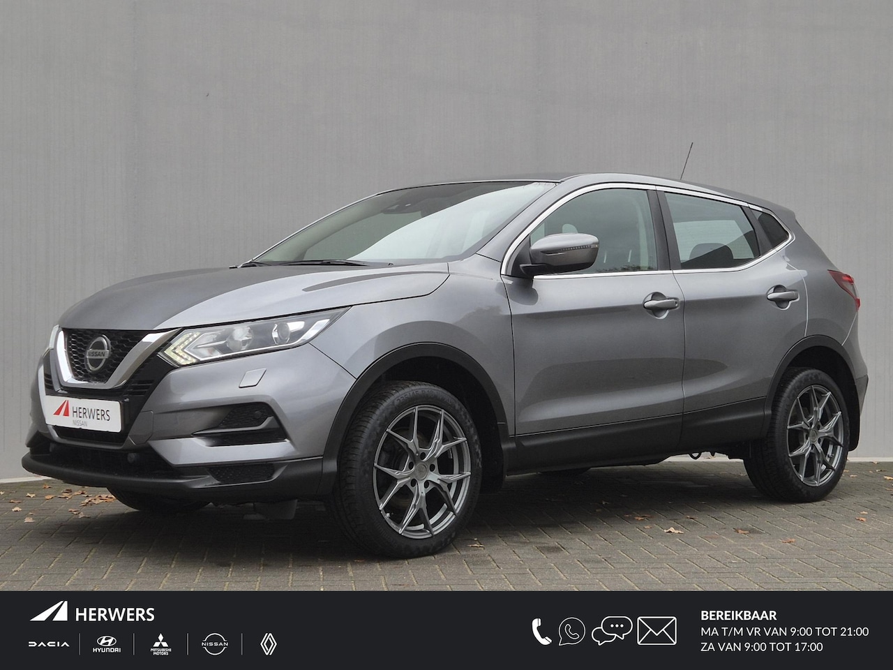Nissan Qashqai - 1.3 Visia Handgeschakeld / Dealer onderhouden / Trekhaak Vast / Trekgewicht 1300 kg / Stoe - AutoWereld.nl