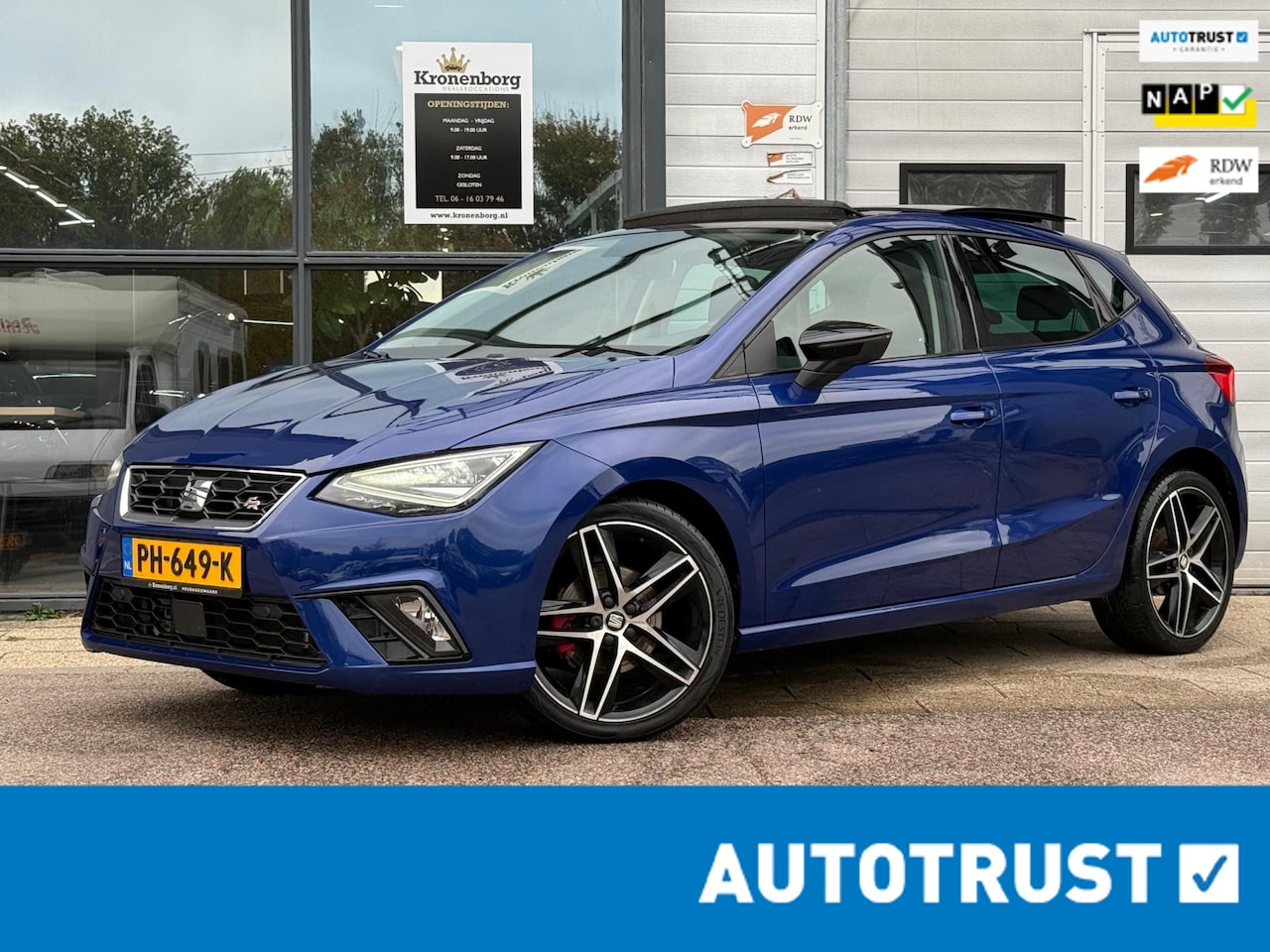 SEAT Ibiza - 1.0 TSI FR Business Intense| PANO| CAMERA| CARPLAY - AutoWereld.nl