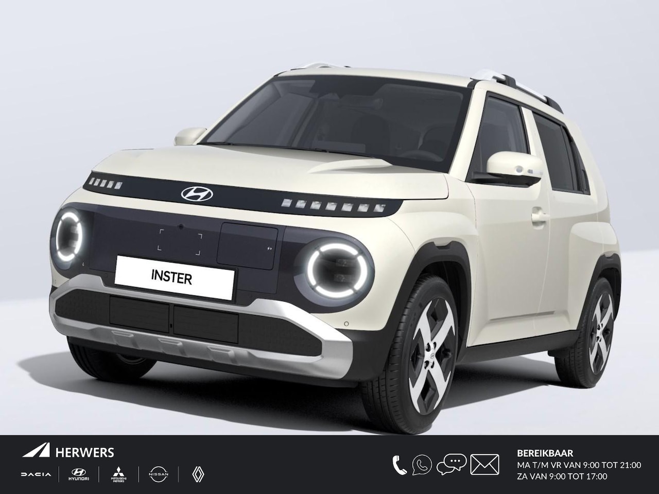 Hyundai Inster - Evolve Sky Plus 49 kWh / Uit Voorraad Leverbaar / Nu Te Bestellen / Rijklaarprijs Unbleach - AutoWereld.nl